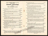 Schwarzkopf, Elisabeth - Signed Program San Francisco 1955