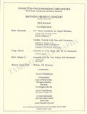 Fitzgerald, Ella - Signed Program 1975