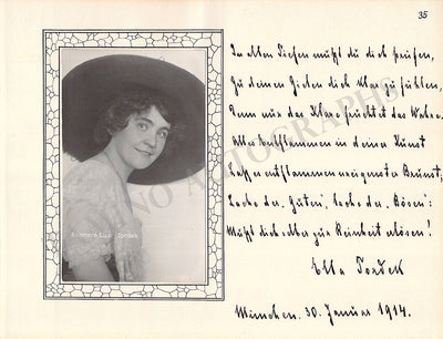 Tordek, Ella - Signed Album Page + Photograph