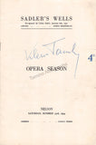 Ward, David - Tausky, Vilem - Signed Program "Nelson" London 1954