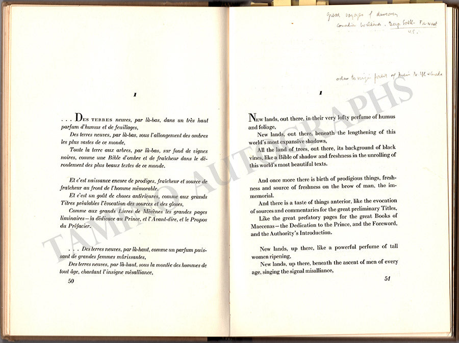 Carter, Elliott - Book with his Autograph Notes for Concerto for Orchestra World Premiere