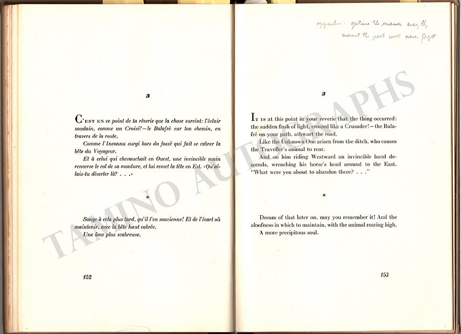 Carter, Elliott - Book with his Autograph Notes for Concerto for Orchestra World Premiere