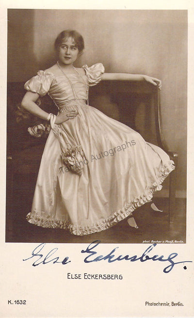 Eckersberg, Else - Signed Photograph