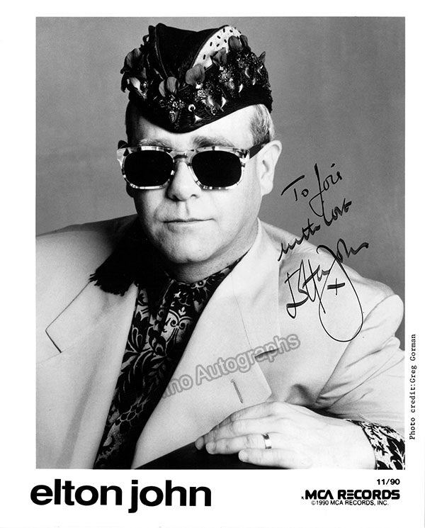 John, Elton - Signed Photograph