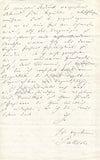 Palleske, Emil - Autograph Letter Signed 1871