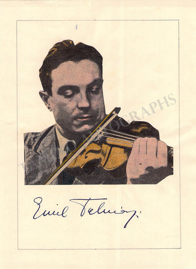 Telmanyi, Emil - Signed Album Page