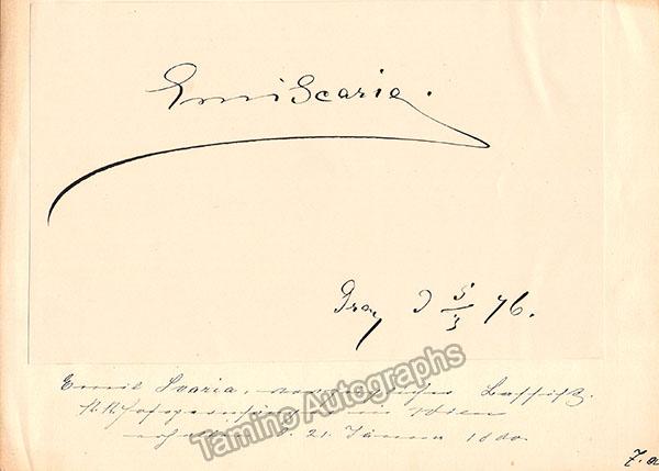 Scaria, Emil - Signed Album Page 1876