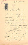 Taskin, Emile-Alexandre - Autograph Letter Signed + Program
