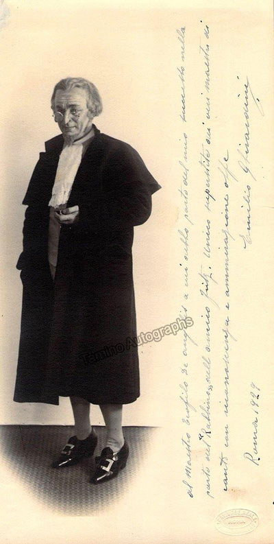 GHIRARDINI, Emilio (Various Autographs)