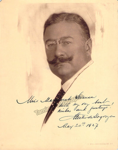 De Gogorza, Emilio - Signed Photograph 1927