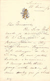 Albani, Emma - Autograph Letter Signed 1912