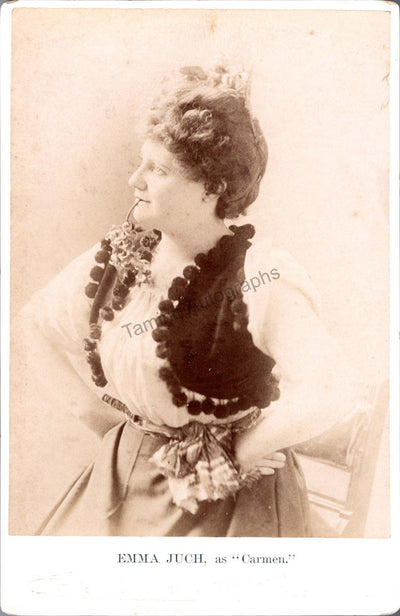 Juch, Emma - Vintage Cabinet Photograph