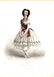 Paris Opera Ballet - Collection of 14 Vintage Colored Lithographs 1850s
