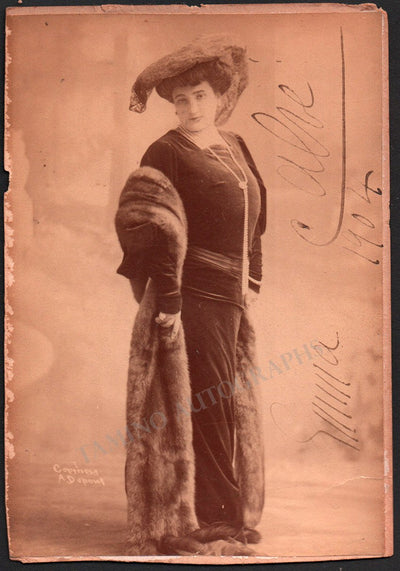 Calve, Emma - Signed Photo 1904