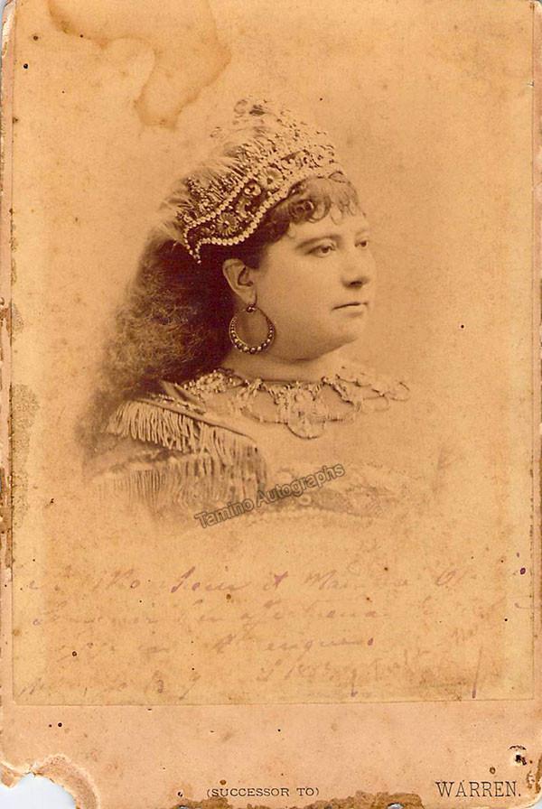 Fursch-Madi, Emma - Signed Cabinet Photo