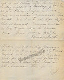 Juch, Emma - 2 Autograph Letters Signed 1887 and 1889