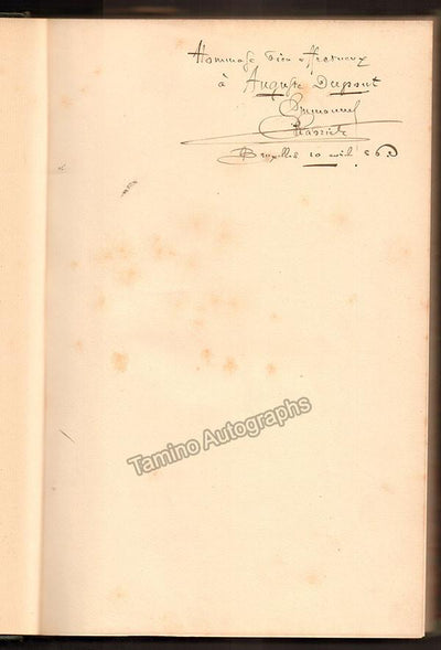 Chabrier, Emmanuel - Signed "Gwendoline" First Edition Score 1886