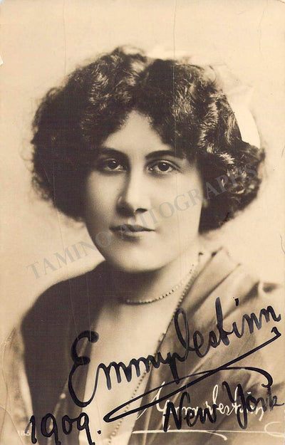 Destinn, Emmy - Signed Photograph 1909