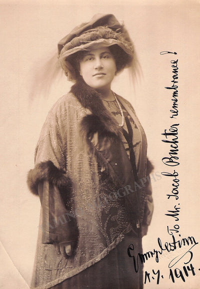 Destinn, Emmy - Signed Photo 1914