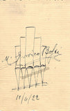 Bossi, Marco Enrico - Signed Photograph 1922