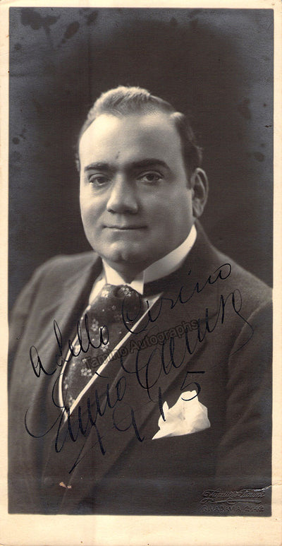 Caruso, Enrico - Signed Photograph