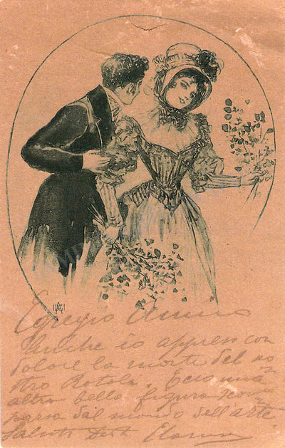 Caruso, Enrico - Autograph Note Signed on a Card