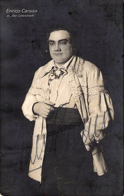 Caruso, Enrico - Signed Photograph in L'Elisir D'Amore