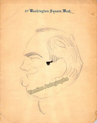 Caruso, Enrico - Self-Caricature