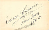 Caruso, Enrico - Signed Album Page + Photo