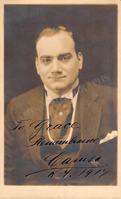 Caruso, Enrico - Signed Photograph
