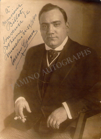 Caruso, Enrico - Signed Photograph 1910