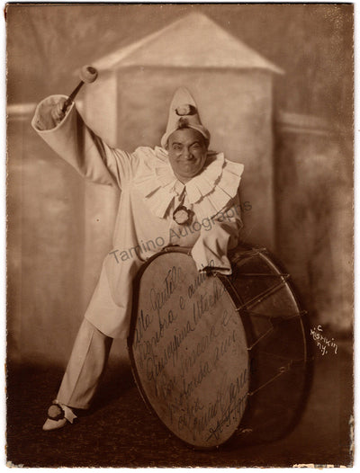 Caruso, Enrico - Signed Photograph as Canio 1913