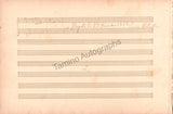 Petrella, Enrico - Autograph Music Quote Signed 1853