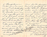 Tamberlik, Enrico - Autograph Letter Signed 1880