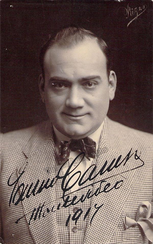 Caruso, Enrico - Signed Photo 1917