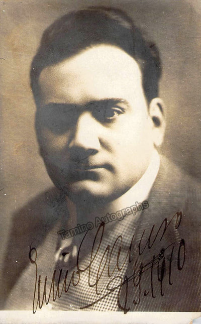Caruso, Enrico - signed photo postcard