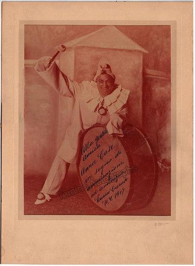 Caruso, Enrico - Large Signed Photo in Pagliacci!