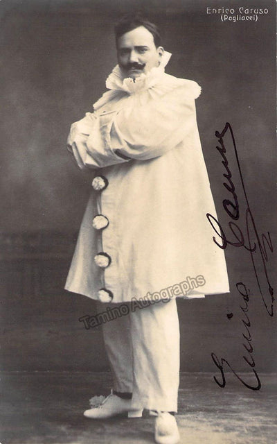 Caruso, Enrico - Signed Photo in Pagliacci