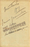 Cortinas, Cesar - Ferri, Enrico - Signed Album Page 1908-1909