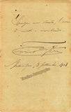 Cortinas, Cesar - Ferri, Enrico - Signed Album Page 1908-1909