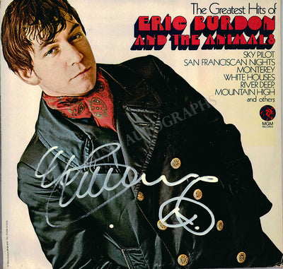 Burdon, Eric - Signed LP Record Sleeve