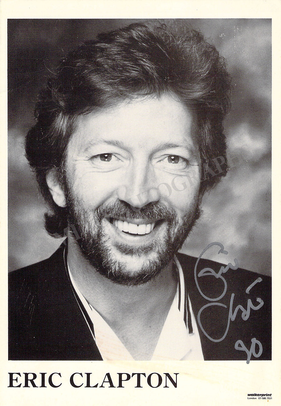 Clapton, Eric - Signed Photograph