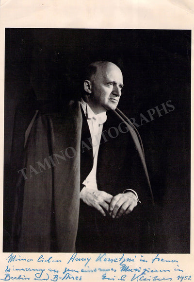 Kleiber, Erich - Signed Photograph 1952