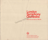 Leinsdorf, Erich - Signed Program London 1969