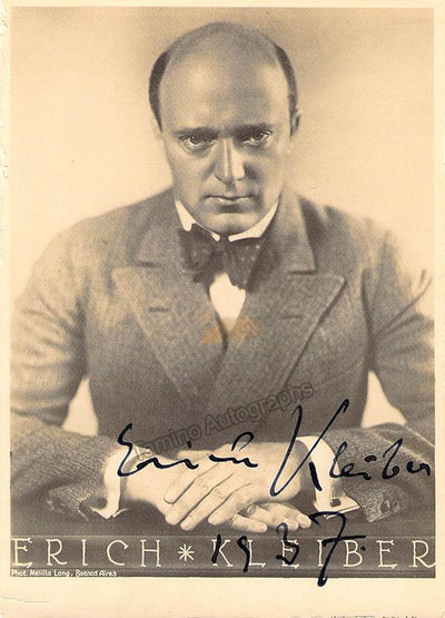 Kleiber, Erich - Signed Photo
