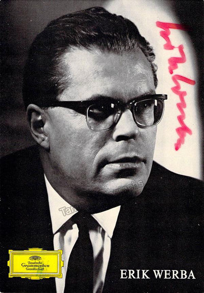 Werba, Erik - Signed Photo