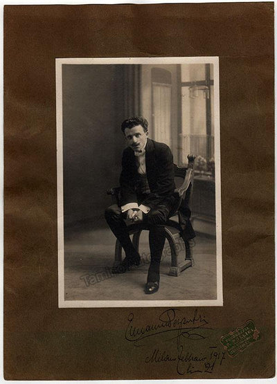 Pezzutti, Ermanno - Large Photograph Signed 1917