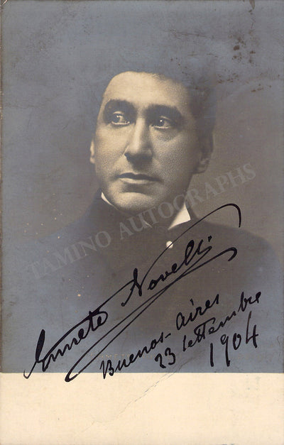 Novelli, Ermete - Signed Photograph 1904