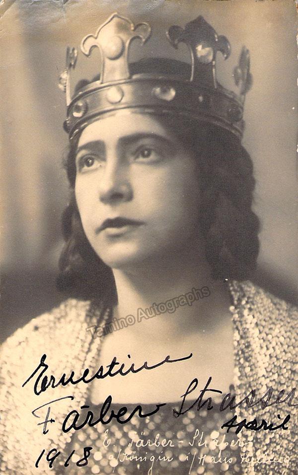 FARBER-STRASSER, Ernestine