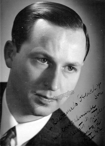 Epstein, Ernesto - Signed Photograph 1942
